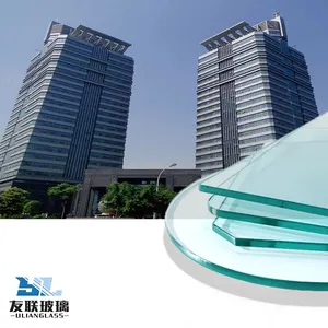 Ulianglass曲面钢化玻璃建筑定制尺寸安全5-10毫米弯曲弯曲钢化玻璃面板厂家价格