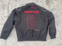 Blouson Aviateur Homme Personnalisé avec Logo Brodé, Coupe-Vent, Rembourré et Isolé, pour Moto et Course
