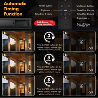 Lampes suspendues solaires à panneau séparé, télécommandées, lumière chaude, LED extérieures pour plafond, jardin, patio, gazebo, grange, garage