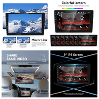 Lecteur MP5 pour voiture Podofo 1 Din, écran tactile 9 pouces HD, autoradio, CarPlay sans fil, Android Auto, AM/FM/RDS, vente en gros OEM