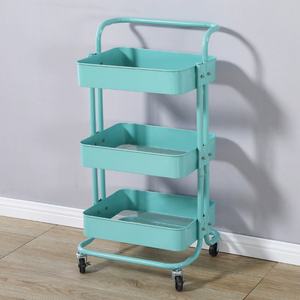 Zxm Mobile Storage Trolley with Wheels Multi-Layer Rack for Kitchen Bathroom and Beauty Modern Design - Product Image 3