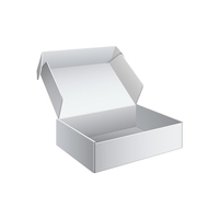 Carton ondulé recyclable personnalisable avec boîte cadeau pour chaussures, emballage en papier, taille et couleur personnalisées
