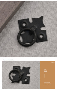 Anilla de hierro de un solo orificio para colgar en armarios, cómodas, guardarropas, cajones y puertas, para uso en hoteles y escuelas, duradera y de fácil instalación - Product Image 4