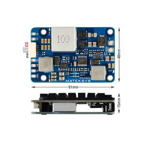 MODULE D'ALIMENTATION MATEK PM12S-3 <span class=keywords><strong>DCIN</strong></span> 3-12S 9-55V Tension de sortie 5V/6V/8V pour modèle RC / Quadricoptère / Avion - Product Image 1