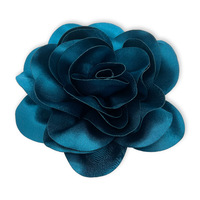 Verkoop van Europa Amerika 20cm glanzende satijnen bloemen DIY elegante vier seizoenen broches corsages haarbloemen accessoires