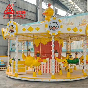 Carrusel de Lujo para Parque de Atracciones, Juego de Feria, Otras Instalaciones de Parque de Diversiones, Carrusel Musical Suave con Caballos en Venta - Product Image 2