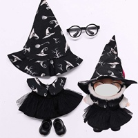 Vente directe en gros ensemble de costumes en peluche avec cape et tenue à thème Halloween pour Labubu