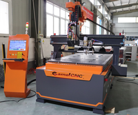 Nuevo carrusel de centro de procesamiento de madera terminado, 12 piezas, cambiador movible, revista, enrutador CNC ATC CA-1325
