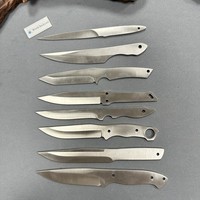 Lames de couteau d'extérieur en acier inoxydable SZ90R1, usinage CNC, affûtages à biseaux variés, dessins personnalisés ODM, fabrication professionnelle de lames
