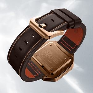 Reloj de Carreras Original AGELOCER, Reloj de Lujo Dorado para Hombre, Cuadrado, Luminoso, Mecánico Automático, Regalo de Cumpleaños para Hombre - Product Image 3