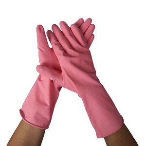 Gants ménagers FURUNDA extra longs en <span class=keywords><strong>latex</strong></span> naturel, paume diamantée, non doublés, résistants aux déchirures, antidérapants, avec <span class=keywords><strong>manchette</strong></span> à poignet pour - Product Image 2