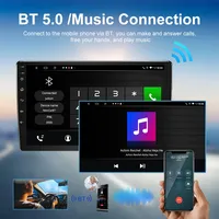 Reproductor de DVD para Auto Android Universal con Pantalla Táctil de 10 Pulgadas y 2 Din, GPS, Wifi, Mirror Link, Navegación, Cámara de Reversa, Colocación en el Tablero