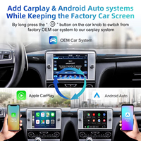 Módulo Decodificador de Cámara Trasera AHD Inalámbrico Apple CarPlay Android Auto AirPlay Plug and Play con WiFi/Bluetooth Integrado para Cayenne Macan