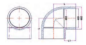 البلاستيك Pvc 90 درجة الكوع مستقيم عبر المحملة <span class=keywords><strong>Upvc</strong></span> موصل لإمدادات المياه السباكة - Product Image 5