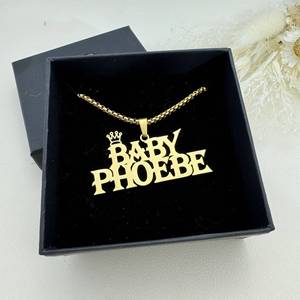 <span class=keywords><strong>สร้อย</strong></span>คอชื่อ<span class=keywords><strong>ส</strong></span>ั่งทำส<span class=keywords><strong>แตน</strong></span><span class=keywords><strong>เล</strong></span><span class=keywords><strong>ส</strong></span><span class=keywords><strong>ส</strong></span>ตีลชุบทอง 18K แบบสุญญากาศ พร้อมจี้รูปมงกุฎแบบตัวหนา <span class=keywords><strong>ส</strong></span>ำหรับเครื่องประดับฮิปฮอป - Product Image 3