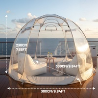 Tente bulle transparente Da Niu pour l'extérieur, en PVC, pour cour et observation du ciel nocturne