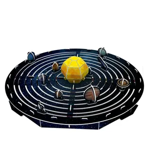 子供教育玩具紙ジグソーパズル3D航空宇宙シリーズ土星V好奇心ローバーアポロ月モジュールボイジャー
