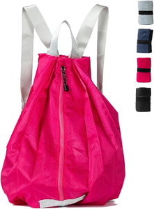 Bolsa portátil impermeable de viaje deportiva con función plegable, bolsa de viaje impermeable ligera, mochila con correas ajustables - Product Image 6