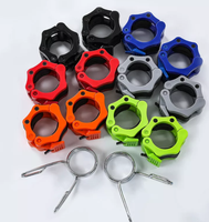 Pinces d'haltères multicolores à dégagement rapide, pinces d'haltères pour la gymnastique, accessoires d'haltérophilie de fitness