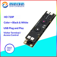 Venta Directa de Fábrica: Módulos de Cámara de 1 Millón de Píxeles, Doble Lente, USB, Plug-and-Play, 30 fps, Resolución 1280x720, con Reconocimiento Facial