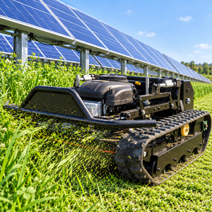 <span class=keywords><strong>Débroussailleuse</strong></span> à chenilles télécommandée de 900 mm pour la désherbage des haies hautes dans les fermes solaires, certifiée CE EPA EURO 5 - Product Image 1
