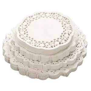 Best-Selling Multi-Size Customizable Oil-Absorbing Disposable Lace Paper For Food