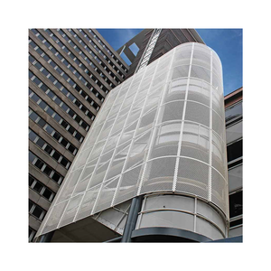 Revêtement perforé léger, soudé et découpé, pour façade ignifuge, maille murale perforée, design personnalisé, durable, longue durée <span class=keywords><strong>de</strong></span> <span class=keywords><strong>vie</strong></span> - Product Image 4