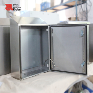 Eabel tùy chỉnh vệ sinh NEMA 4X IP65 500x400x300 SUS 316 thép không gỉ Thùng chống thấm nước hộp điều khiển Tủ phân phối - Product Image 1