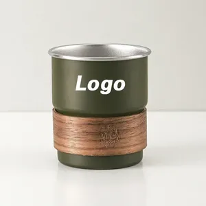 300ml Outdoor Camping Wasser becher 304 Edelstahl Schwalben becher Tragbares Geschirr Picknick BBQ Bier Kaffee Getränke tasse Trink geschirr - Product Image 2
