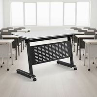 Table de conférence pliable en métal pour la maison, le bureau et les salles de réunion