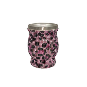 Gourde <span class=keywords><strong>yerba</strong></span> mate personnalisée facile à nettoyer tasse mate en acier inoxydable 304 tasse en strass brillant 8oz utilisée pour le thé - Product Image 4