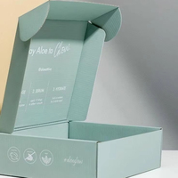 Caja Cuadrada de Cartón Corrugado Reutilizable con Laminado Mate y Logotipo Personalizado para Envío de Macarons, Sushi y Chocolate