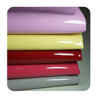 Cuir PU gaufré Asia Trust 1,0 mm, finition fluorescente brillante, pour bagages, sacs à main, chaussures, canapés, cuir artificiel en stock