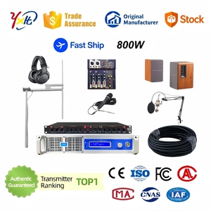 Émetteur <span class=keywords><strong>FM</strong></span> intégré Full Studio YXHT-1, 800W avec alimentation par antenne pour <span class=keywords><strong>radio</strong></span> et communication air-terre - Product Image 1