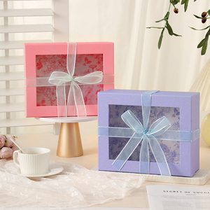 Meistverkaufte Maßgefertigte Recycelbare Karton-Geschenkverpackungen Geschenkbox mit Band für Valentinstag Luxus-Geschenkbox - Product Image 1