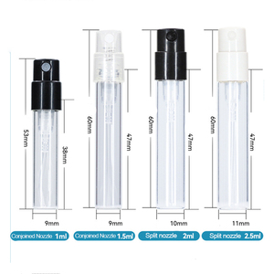 En stock mini testeur de haute qualité <span class=keywords><strong>pas</strong></span> cher vide 2 ml 1 ml 1 ml 1.5ml 2 ml 2.5ml pulvérisateur de brume transparent bouteilles de parfum en verre - Product Image 2