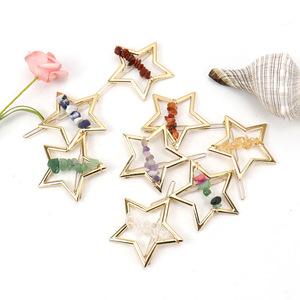Barrettes, peignes et épingles <span class=keywords><strong>à</strong></span> <span class=keywords><strong>cheveux</strong></span> Tiktok Live en argent sterling Xingx avec gravier de cristal naturel enroulé <span class=keywords><strong>à</strong></span> la main, pour mariée et bébé - Product Image 2