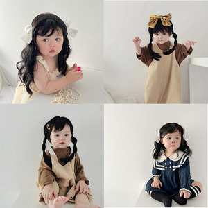 Alla moda del bambino parrucca per capelli carina per <span class=keywords><strong>bambina</strong></span> lunga e diritta per bambini e bambine parrucca per onde naturali per <span class=keywords><strong>bambina</strong></span> - Product Image 6