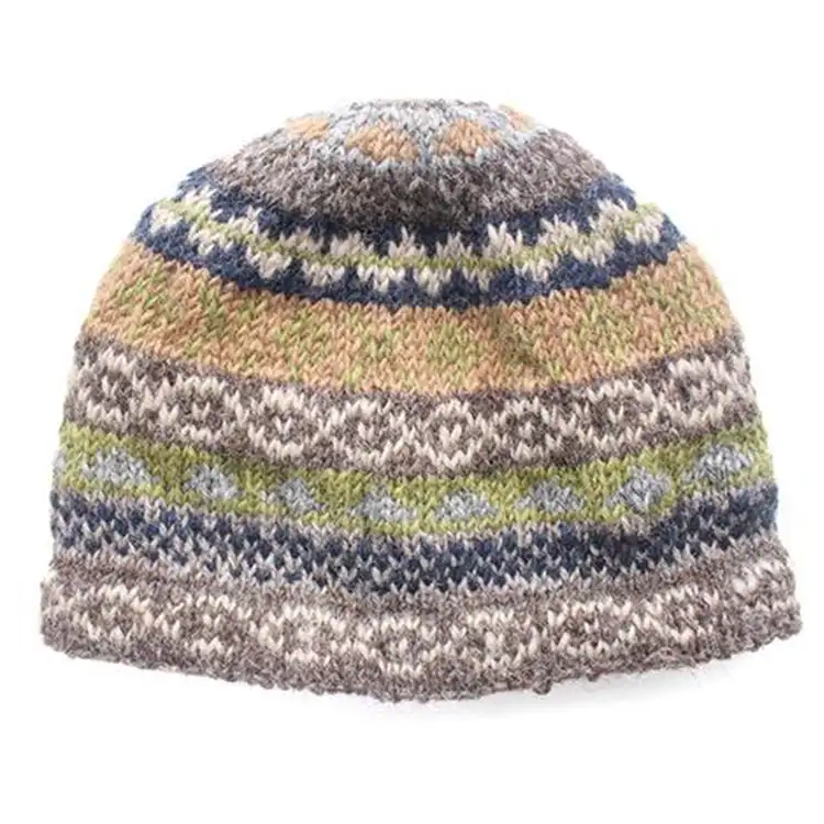Зимние теплые шапки ручной работы, разноцветные шерстяные зимние шапки Sherpa