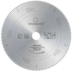 Herramientas de sierra circular PCD para cortar perfiles de aluminio, perfiles de rotura de puente térmico, Aluwood y perfiles de ventanas y puertas de aluminio-plástico. - Product Image 3