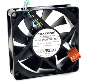 ฟ็อกซ์คอน PVA070F12H DC12V 0.42A 70*70*20 มม.7 ซม.แบรนด์เดิมใหม่สี่สายควบคุมอุณหภูมิพัดลมระบายความร้อนแชสซี - Product Image 1