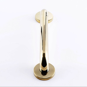Barra de Agarre de Acero Inoxidable con Diagrama de Vibración, Electrochapada en Oro, Capacidad de Carga de 10 kg, para Seguridad en Duchas de Baño - Product Image 1