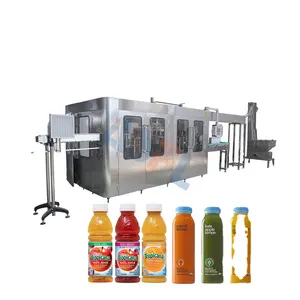 Complete Fruit Juice Hot Filling Production Line Orange Juice Bottling Line Beverage Filling Machine