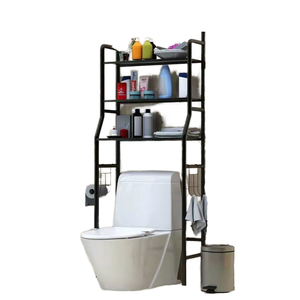 Nouvelle <span class=keywords><strong>étagère</strong></span> de rangement multifonctionnelle en métal à 3 niveaux pour salle de bain, support de sol gain de place, pour <span class=keywords><strong>balcon</strong></span>, modèle 2025 - Product Image 2