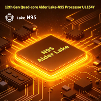 Ordinateur portable 15,6 pouces FHD IPS flambant neuf avec processeur Intel N95, Windows 11, pour les entreprises et l'éducation