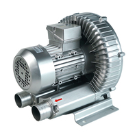 2.2kw 2 phases vortex industriel souffleur d'air 3hp aérateur régénératif souffleur de feuilles pompe à oxygène