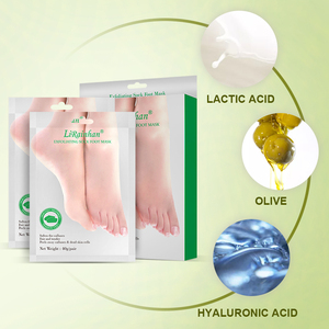 Mascarilla Exfoliante para el cuidado de la piel del pie, máscara de belleza, paquete de exfoliación de mano, marca privada, Corea - Product Image 5