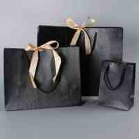 Haut de gamme vert fleur bijoux sac à main compagnon de mariage sac cadeau laminé impression numérique emballage pour vêtements carton