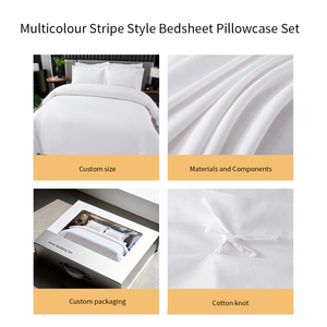 Hot bán tùy chỉnh khách sạn sang trọng bông vải 60S satin có thể giặt mềm đồng bằng Duvet cover bedsheets <span class=keywords><strong>bedding</strong></span> <span class=keywords><strong>Set</strong></span> - Product Image 3