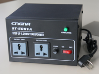 Transformateur élévateur et abaisseur 500VA 1000VA 1500VA Série ST 110V 120V 220V 240V Autotransformateur 110V vers 220V ou 220V vers 110V
